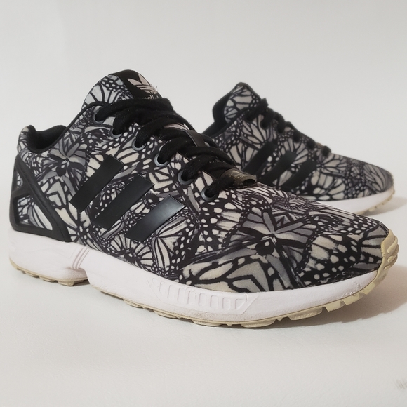 Adidas ZX Flux Torsion rare camo running shoes mens size 8.5 womens size 10 - Picture 3 of 10